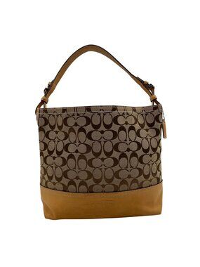 Coach Khaki Jacquard Canvas Y2K Soho Hobo Bag-2156
